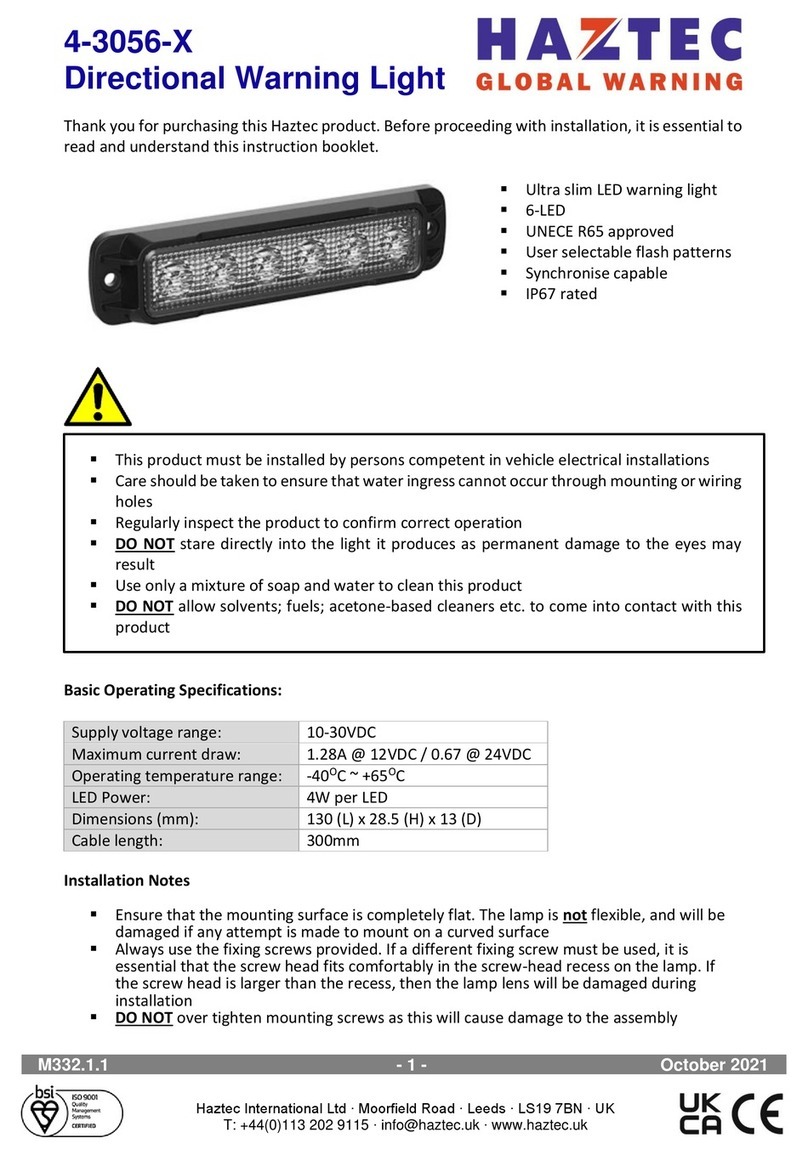Haztec 4-3056-X User manual