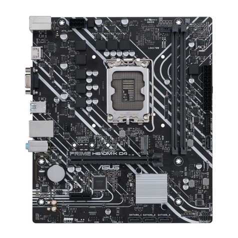 Asus PRIME H610M-K D4 User manual Asus PRIME H610M-K D4 User manual