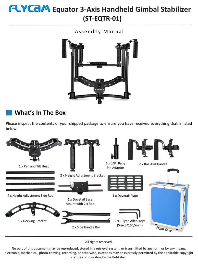 Flycam Equator ST-EQTR-01 Assembly manual