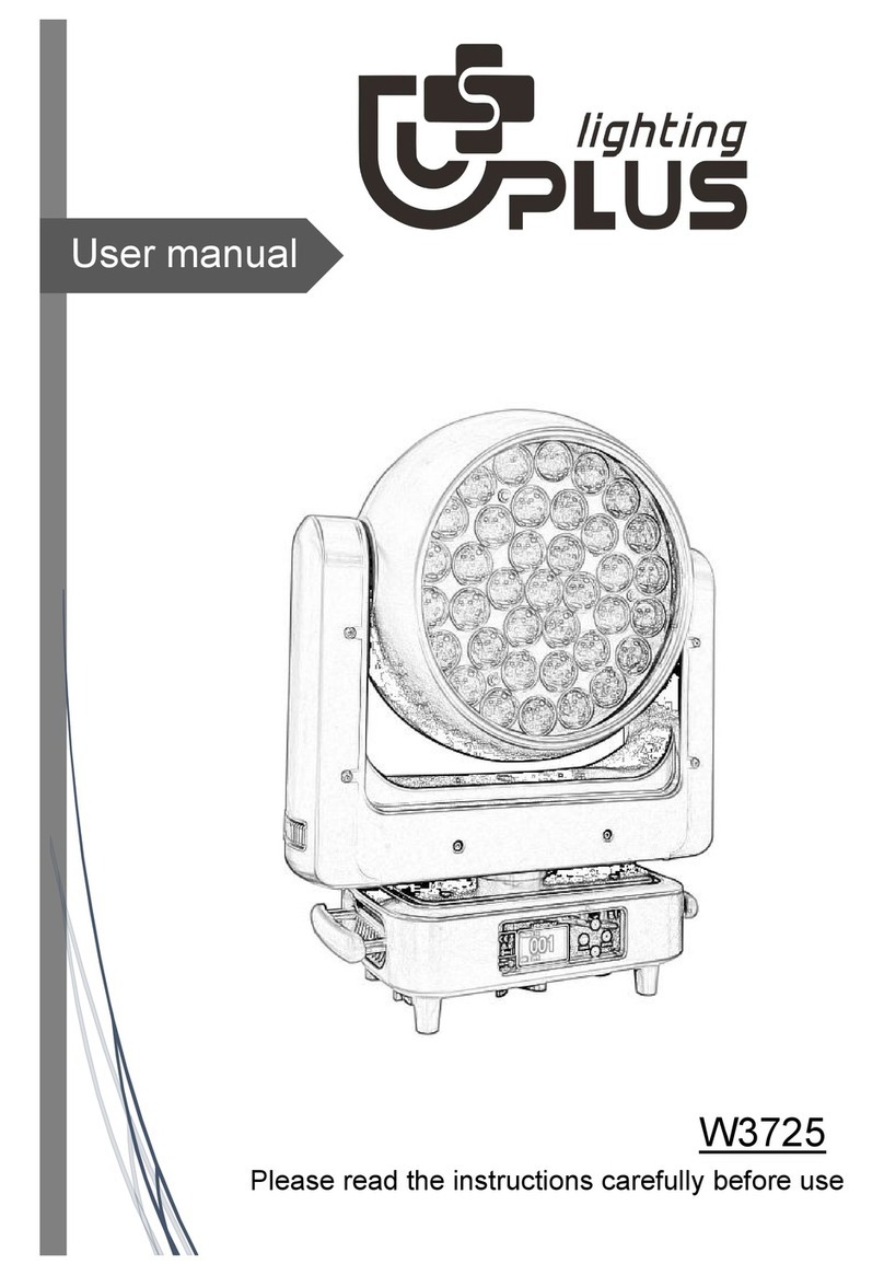 Uplus Lighting W3725 user manual