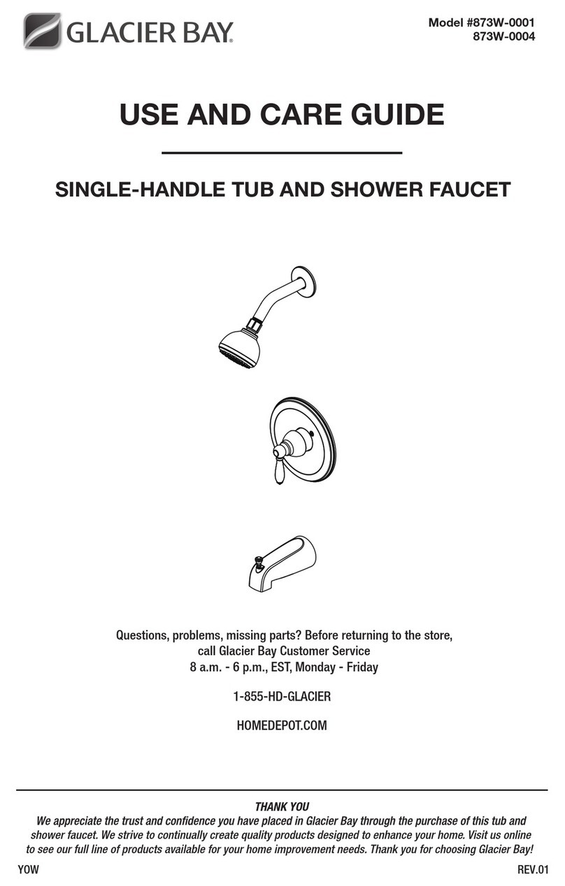 Glacier bay 873W-0004 User manual