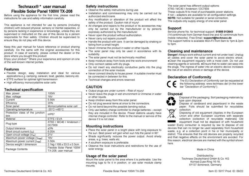Technaxx TX-208 User manual