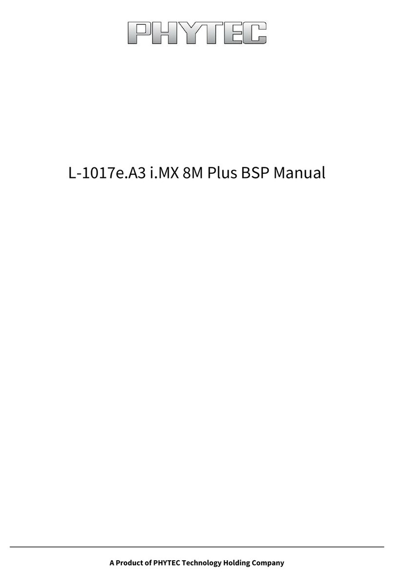 Phytec L-1017e.A3 i.MX 8M Plus User manual