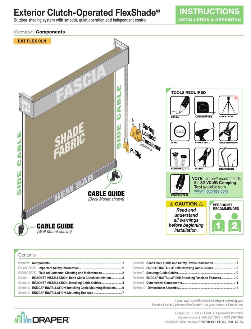 Draper FlexShade Programming manual