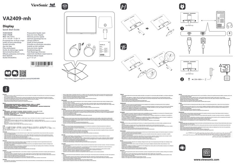 ViewSonic VA2409-mh User manual