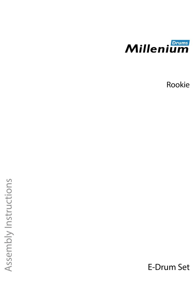 thomann Millenium Drums Rookie User manual