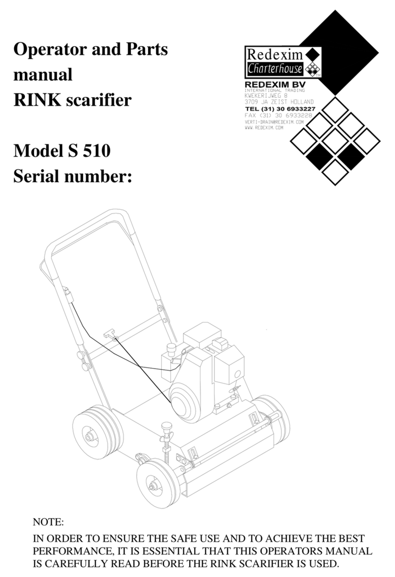 Redexim RINK S 510 Product manual