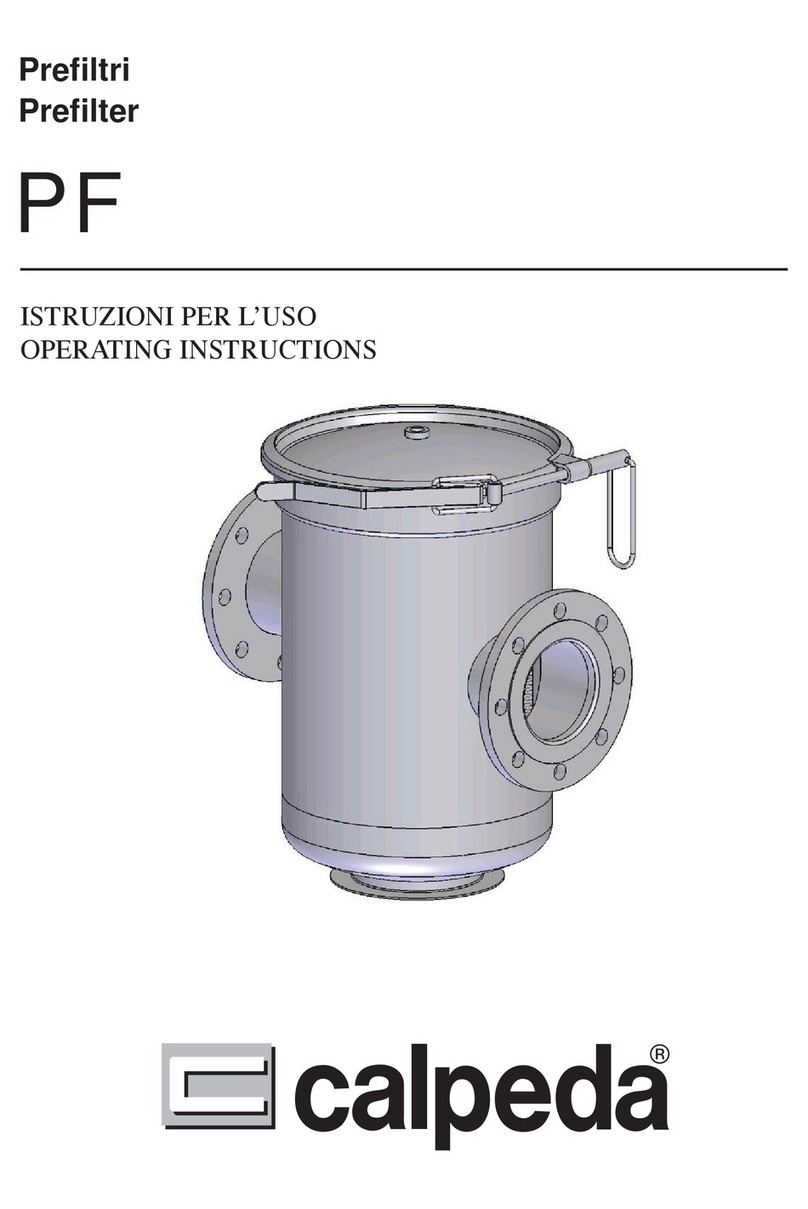 Calpeda PF operating instructions