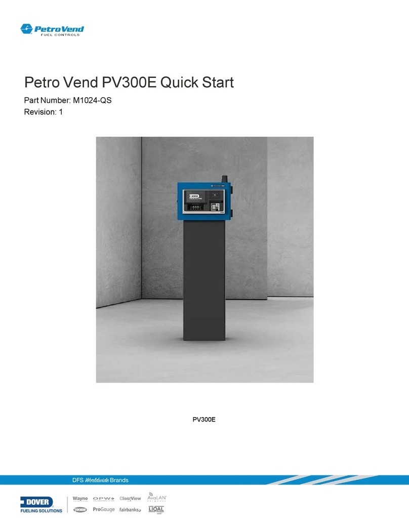 Dover OPW PETROVEND PV300E quick start