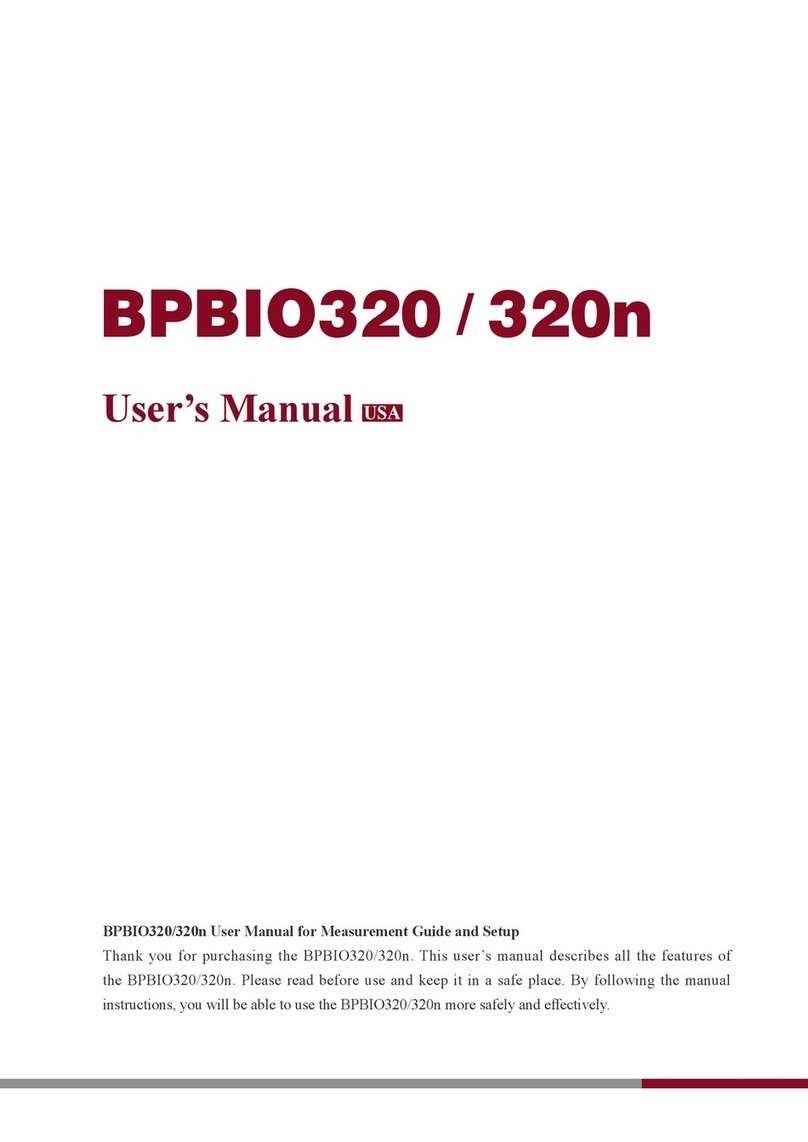 inbody BPBIO320n User manual