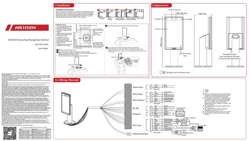 HIK VISION DS-K5672MW-Z quick start guide