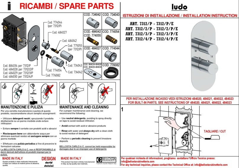 BELLOSTA ludo 7312/P Installation instruction