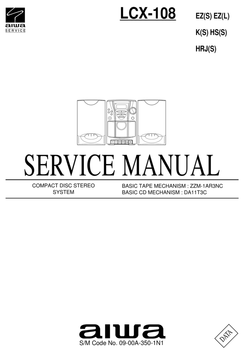 Aiwa LCX-108 Service manual