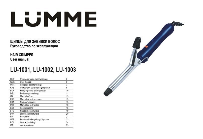 Lumme LU-1001 User manual