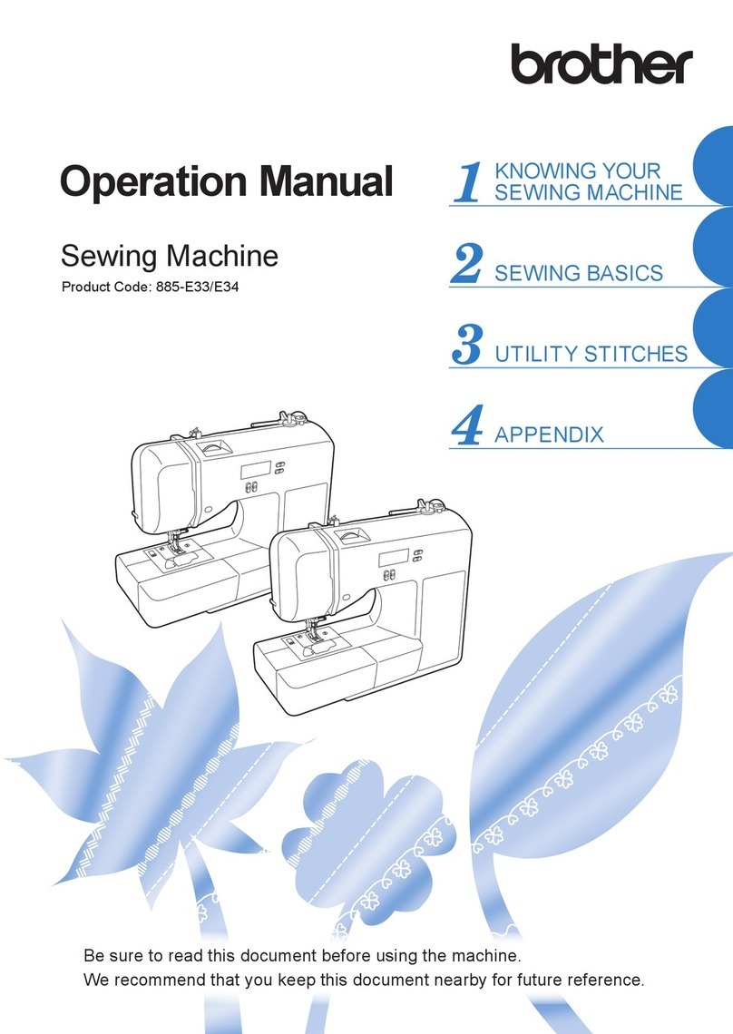 Brother 885-E33 User manual Brother 885-E33 User manual
