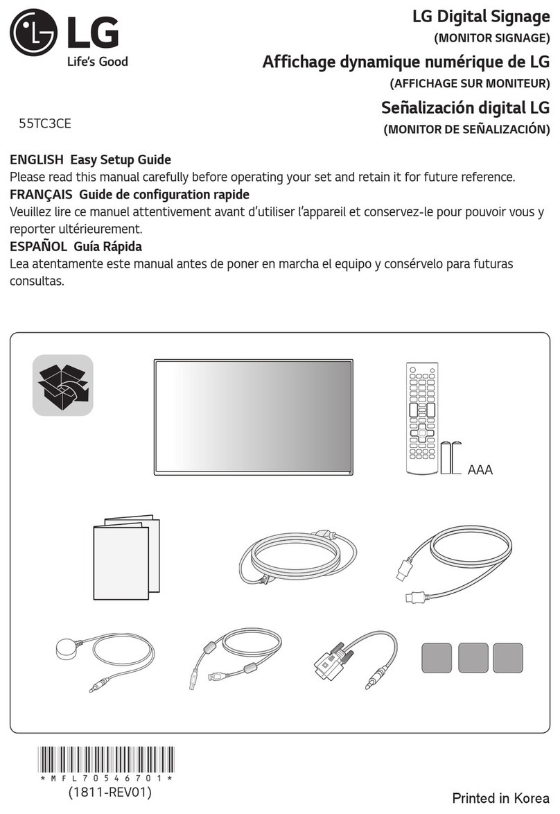 LG 55TC3CE Quick start guide