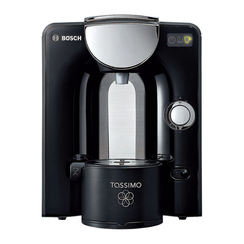 Bosch Tassimo TAS 55 series User manual