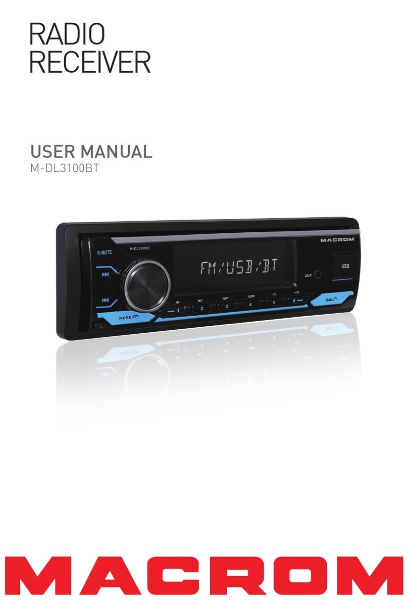 Macrom M-DL3100BT User manual