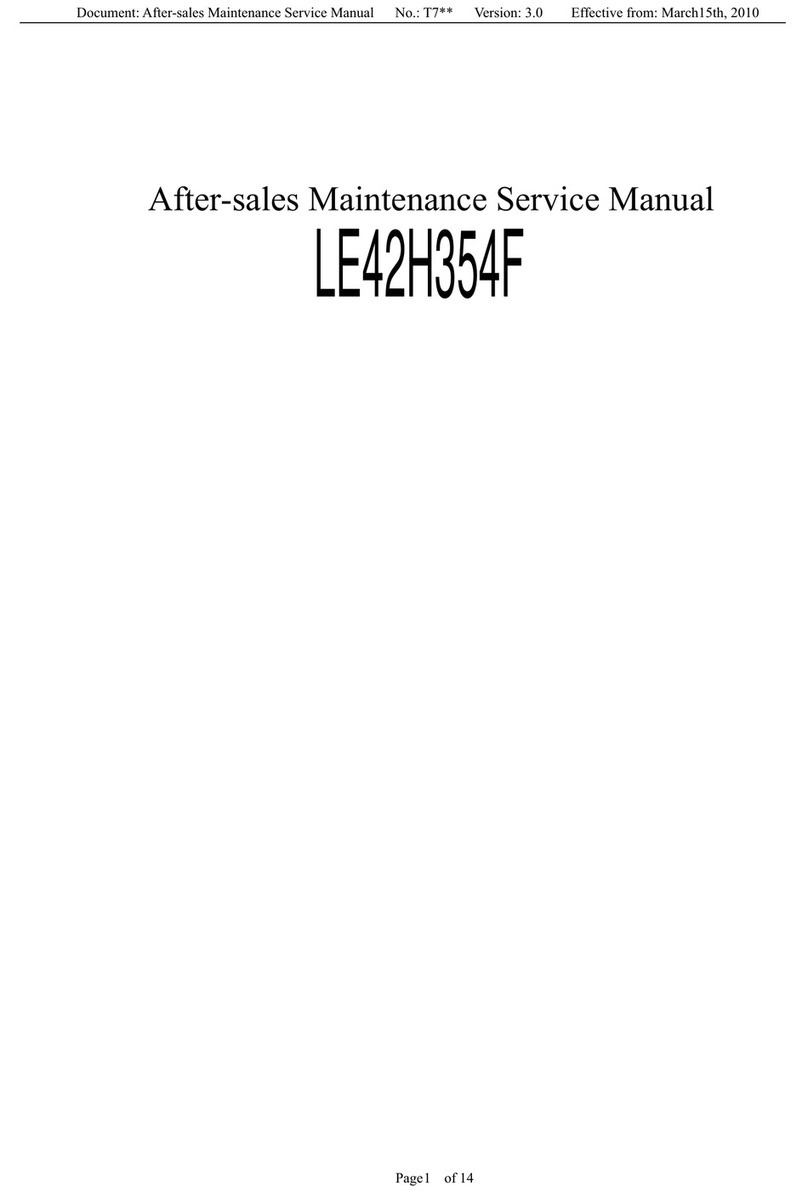 AOC LE42H354F User manual