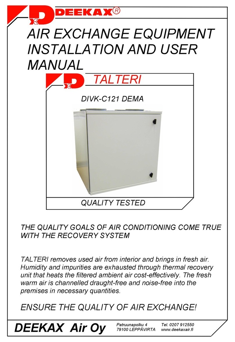 Deekax DIVK-C121 DEMA Installation and user manual