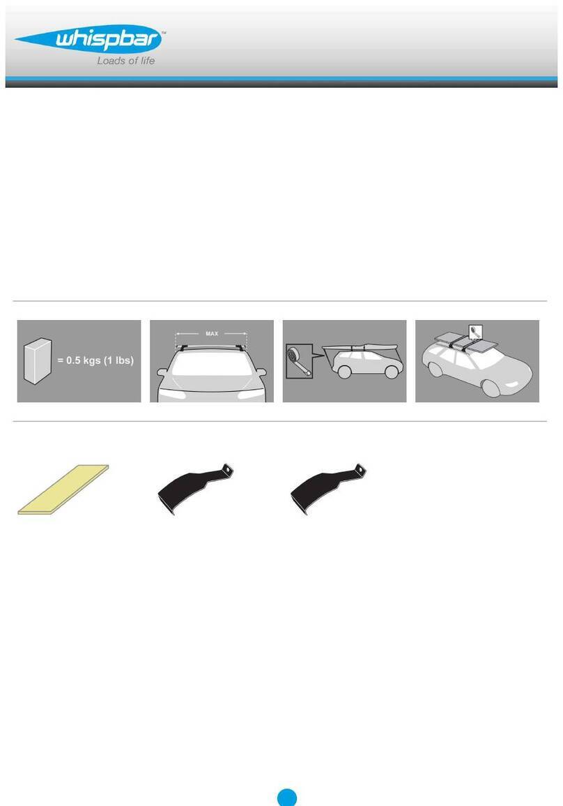 Whispbar K589W Fitting instructions