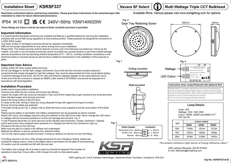 KSR Navara SF Select Installation sheet