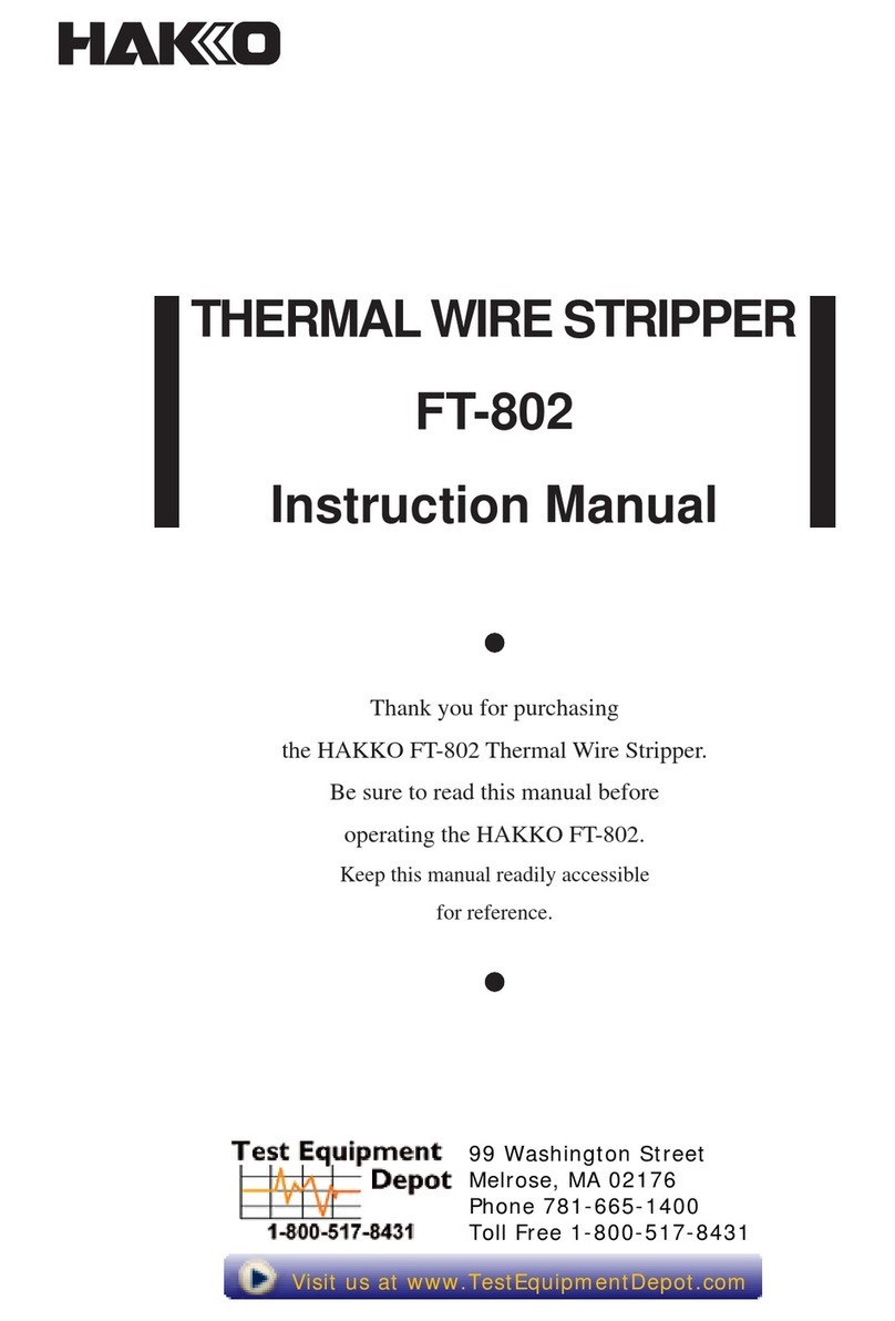 Hakko Electronics FT802-03 User manual