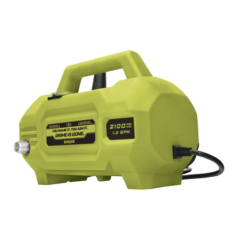 SNOWJOE SUNJOE SPX220E-XT Operator's manual