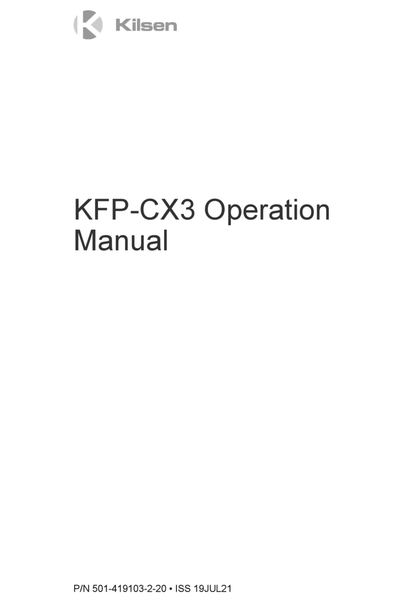 Kilsen KFP-CX3 Operation manual