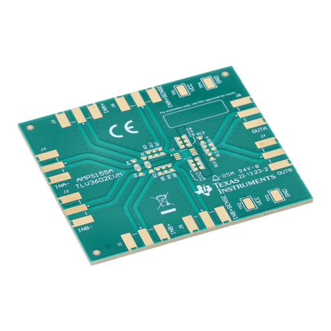 Texas Instruments TLV3602EVM User manual