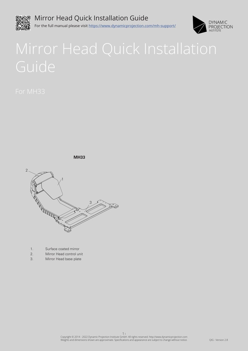 Dynamic Projection MH33 User manual