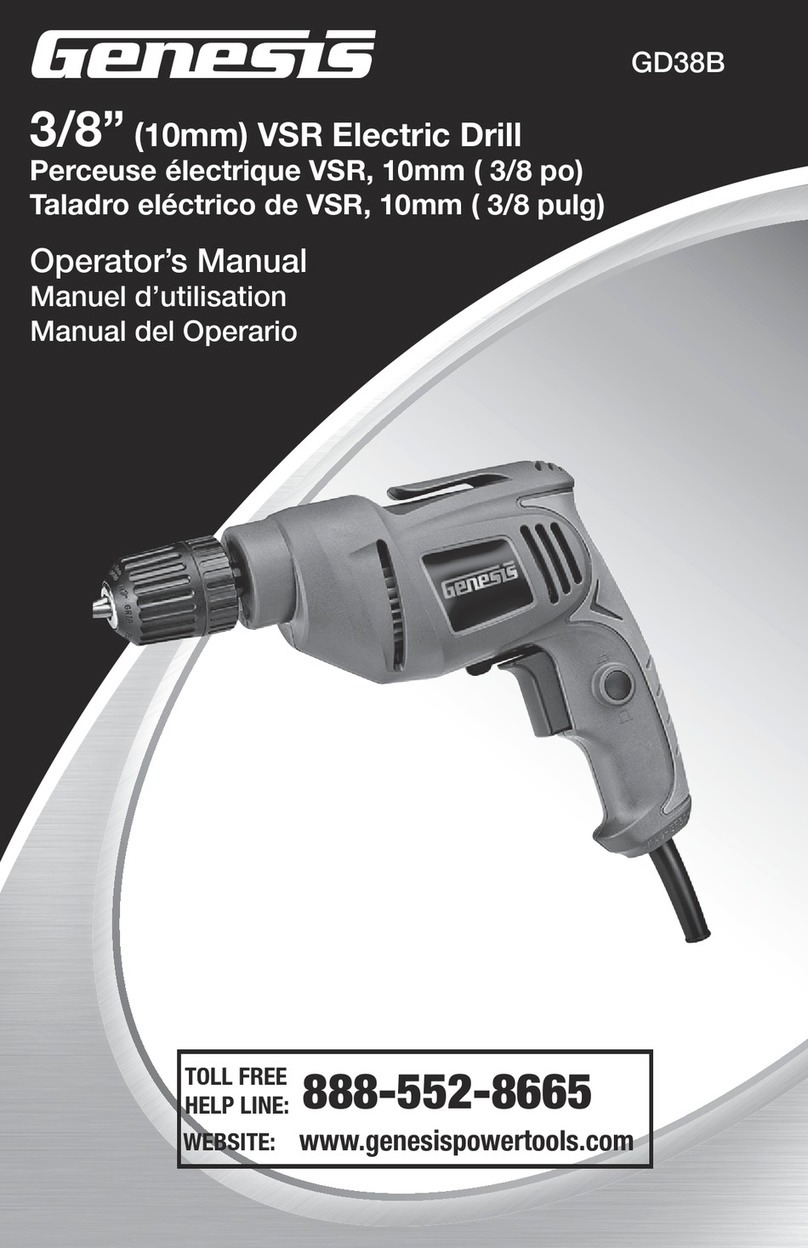 Genesis GD38B User manual