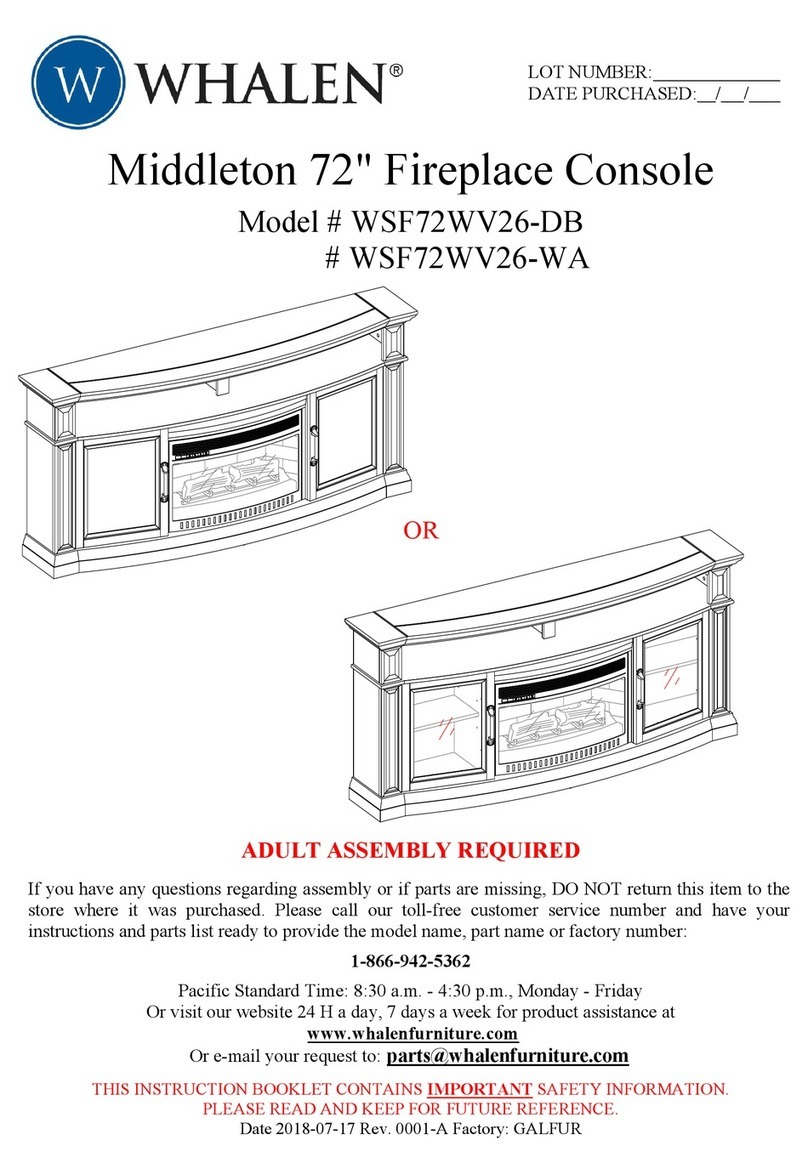 Whalen Middleton WSF72WV26-DB manual