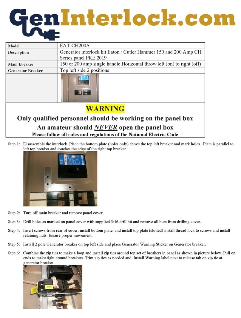 GenInterlock EAT-CH200A User manual