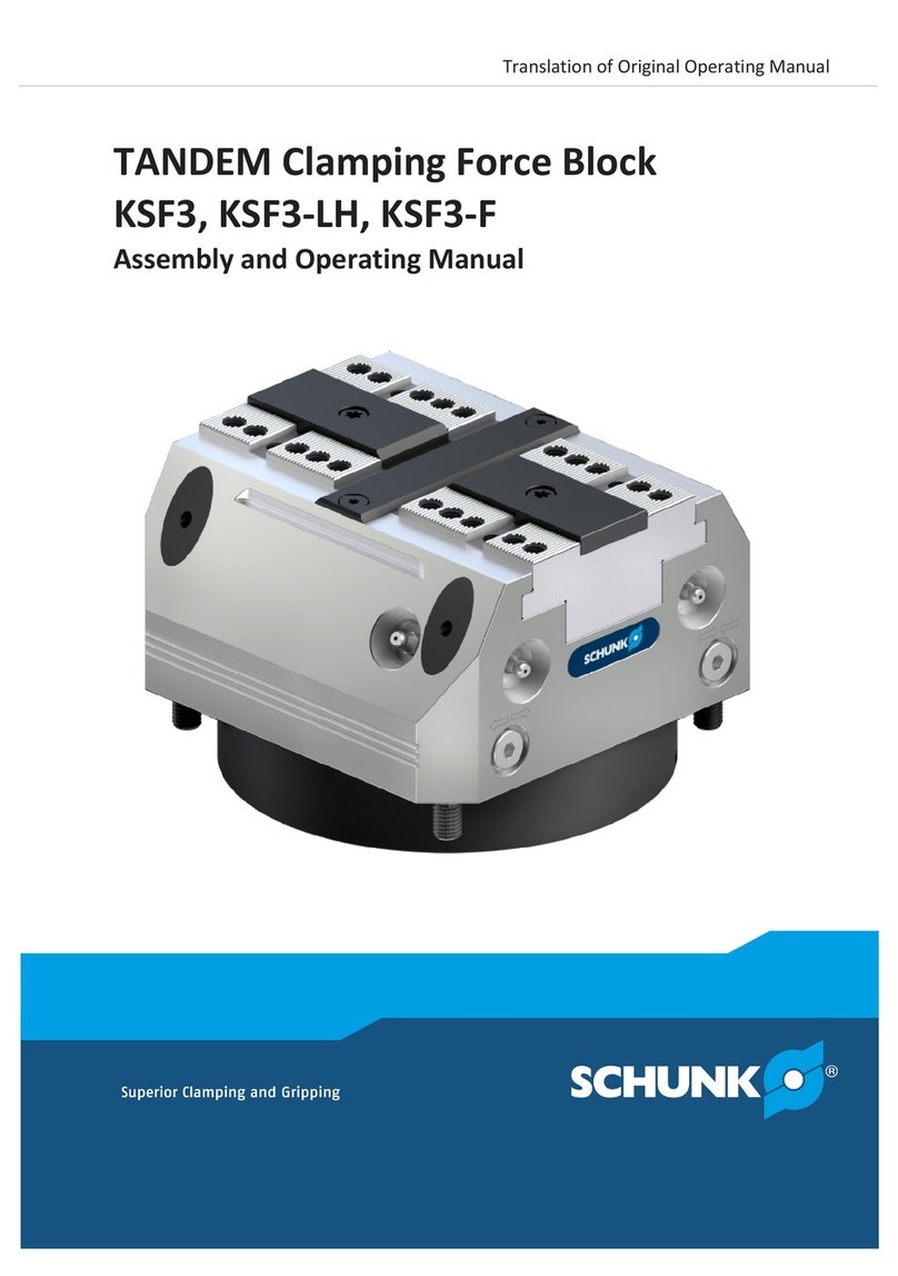 SCHUNK KSF3-LH Assembly and operating manual