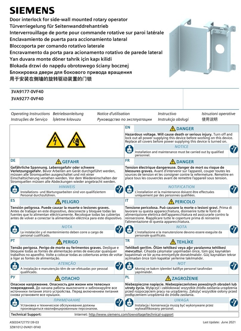 Siemens 3VA9177-0VF40 User manual Siemens 3VA9177-0VF40 User manual