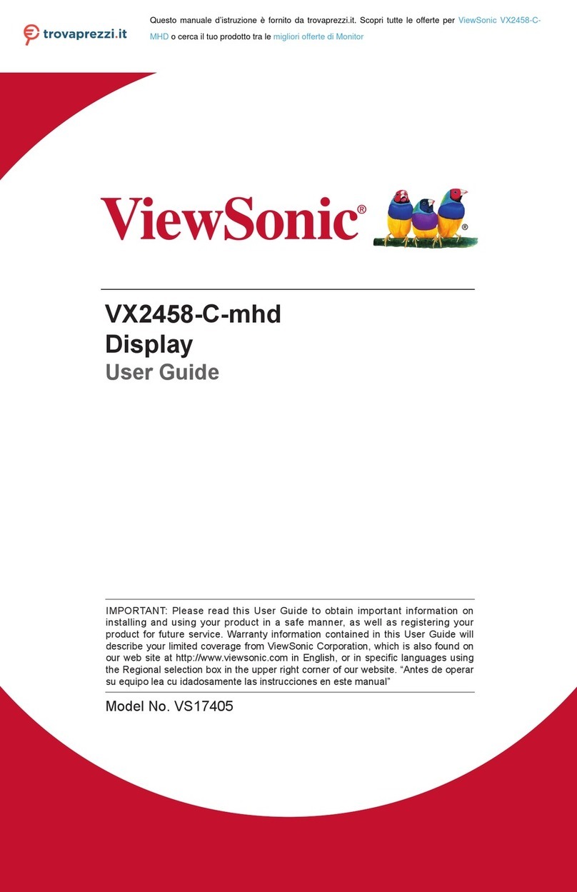 ViewSonic VX2458-C-MHD User manual