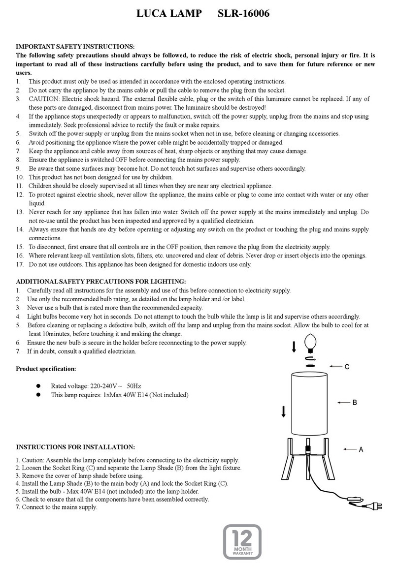 KMART LUCA SLR-16006 manual