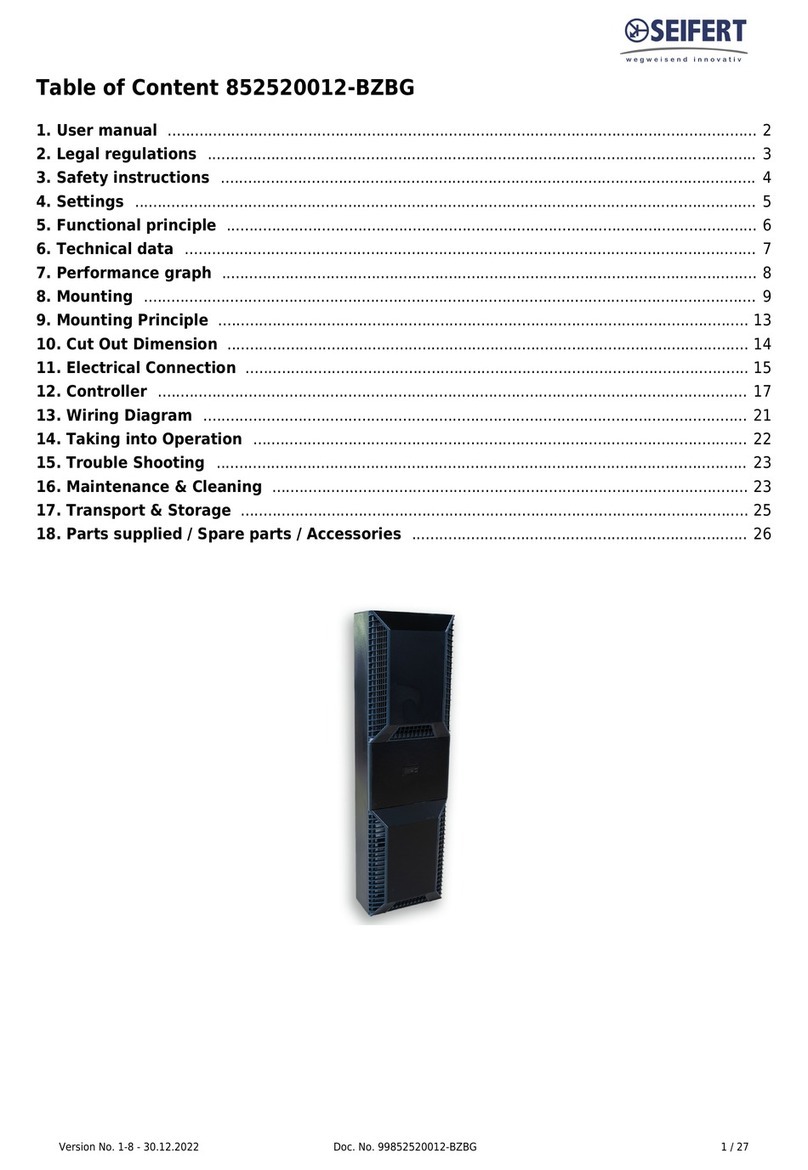 Seifert 852520012-BZBG user manual