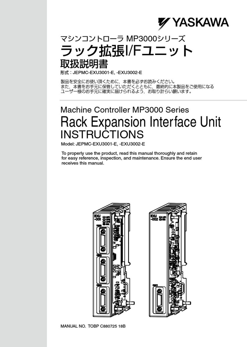 YASKAWA JEPMC-EXU3001-E User manual