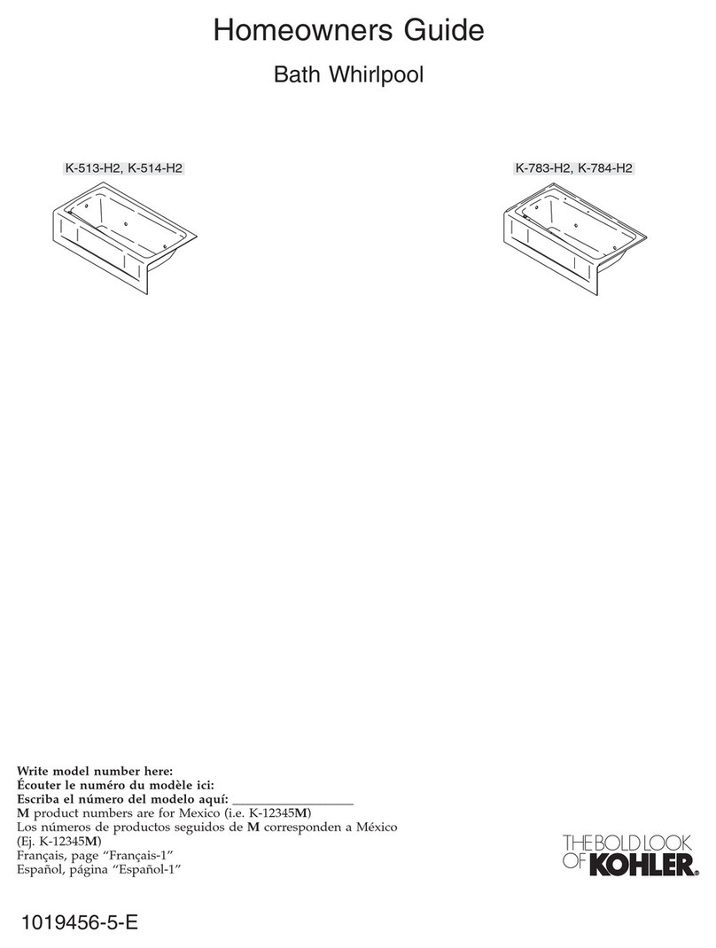 Kohler K-514-H2 Assembly instructions