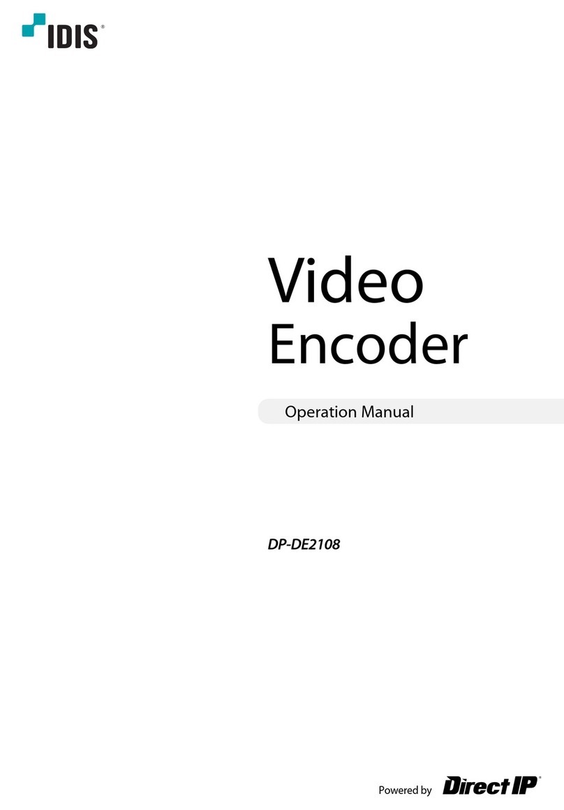 Direct IP IDIS DP-DE2108 Operation manual Direct IP IDIS DP-DE2108 Operation manual