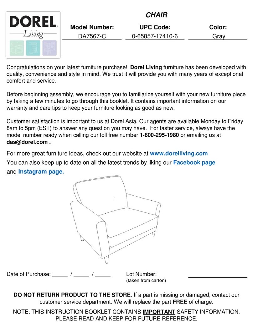 Dorel Living DA7567-C manual