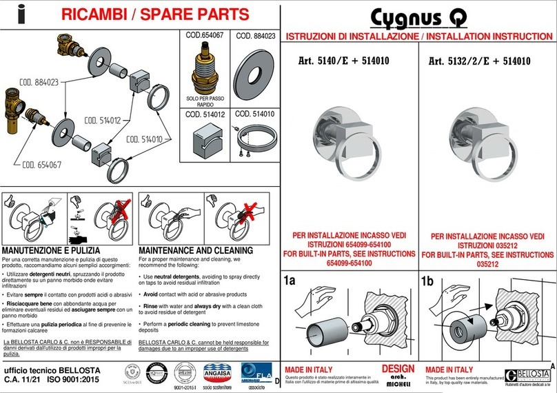 BELLOSTA Cygnus Q 5140/E User manual