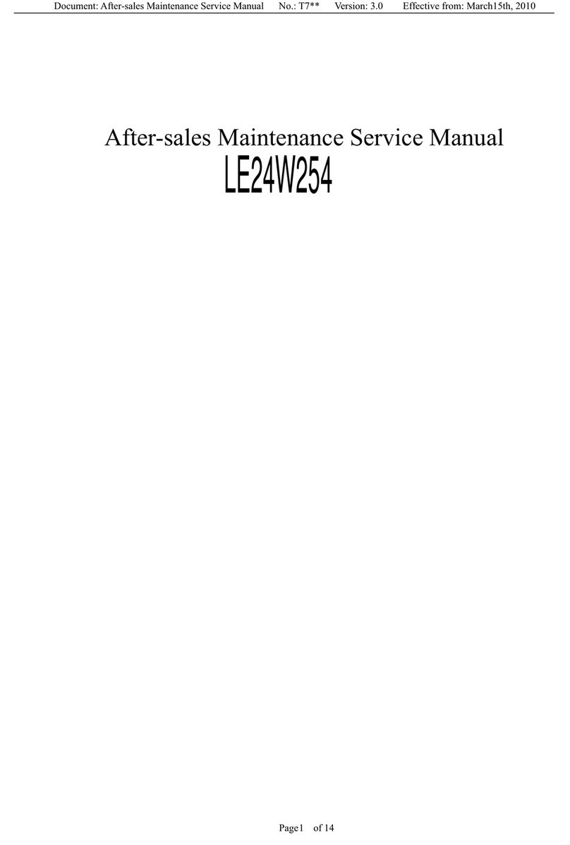 AOC LE24W254 Manual