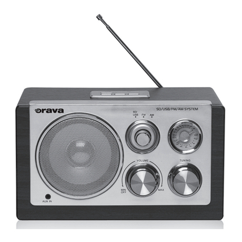 Orava RR-29B instruction manual