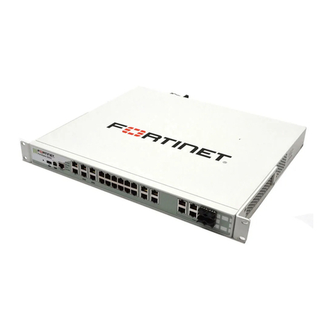 Fortinet FortiGate-600C User manual