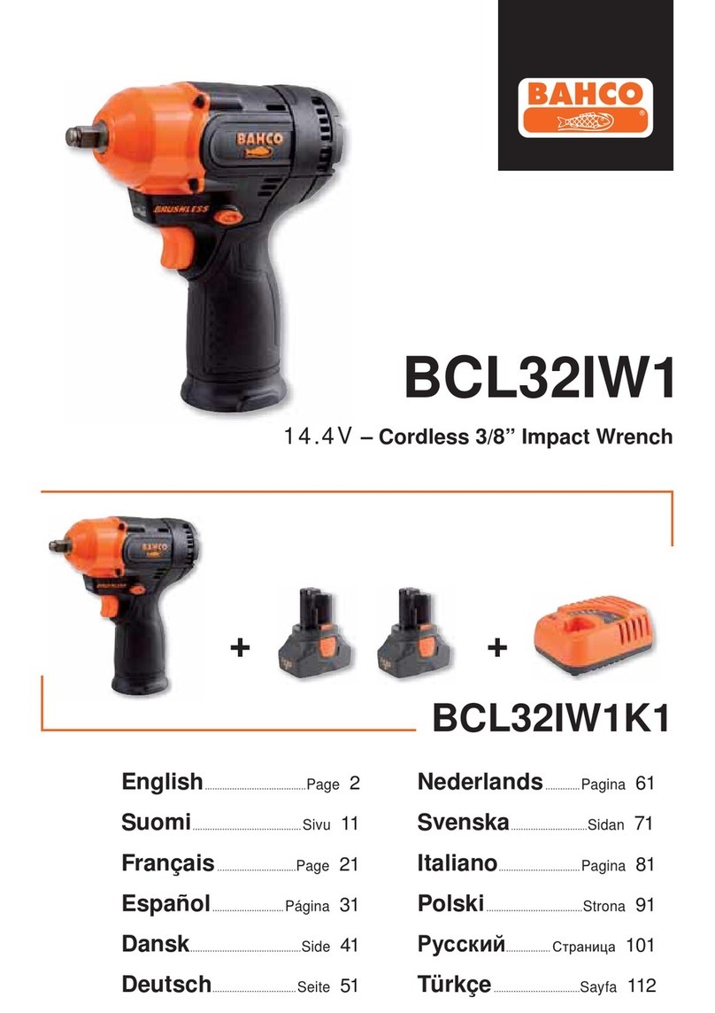Bahco BCL32IW1K1 user manual