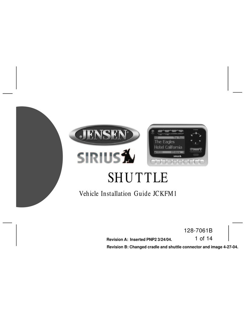 Jensen JCKFM1 User manual