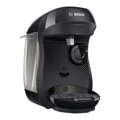 Bosch Tassimo TAS1002C User manual Bosch Tassimo TAS1002C User manual